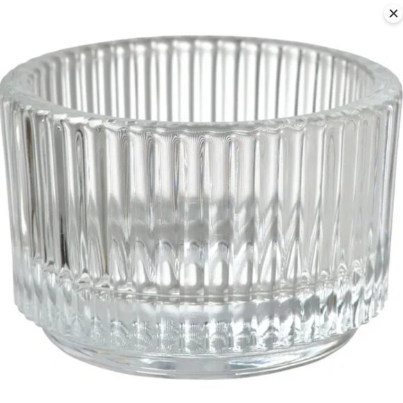 5 Ikea Finsmak Votive Candle Holder Clear Glass MCM - Picture 1 of 4